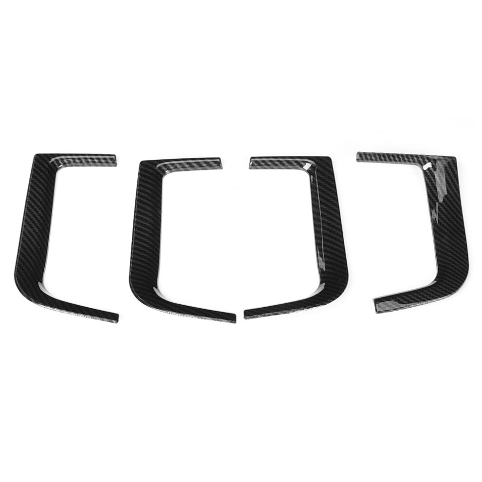 Abs Interior Steering Wheel Cover Trim Carbon Fiber Style Luxury Design Durable Material Waterproof Easy To Clean Non Destructive Installation 4 9139052993594