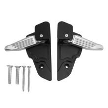 Pedana pieghevole in lega di alluminio CNC Pedal4Vespa Poggiapiedi posteriore passeggero, poggiapiedi in metallo antiruggine con base extra larga e