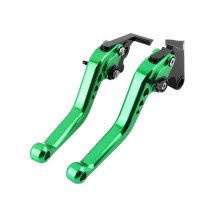 Short Brake Clutch Lever Handles for CBR1000RR for Fireblade 20042007 Motorcycle Accessories (Green)