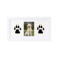 Pet Feet Memorial Print Clay Set Features Double Clay-White
