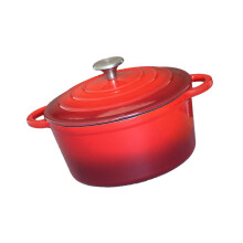 Heavy Duty Enameled Dutch Oven Multi Purpose Cooking Oven-24cm