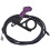 Telescopic saddle remote lever for dropper post with internal and external routing options, Violet 1