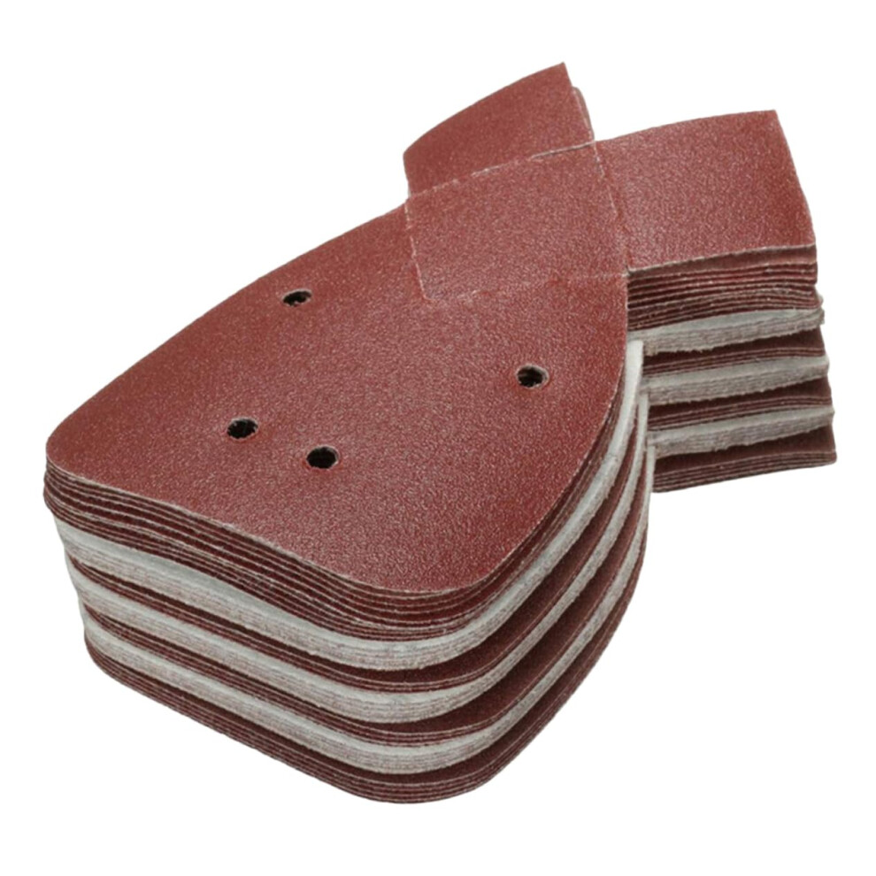 60Grit Sandpaper Eccentric Sander Pads Kit Grinding Hard Disks Micro Sandpaper Red 9365049566131
