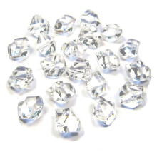 5 x 7 mm Transparent Crystal Stones for Aquariums, Decorative Stones for Fish Containers, Flower Pots and Landscaping, Decorative Stones for Aquariums