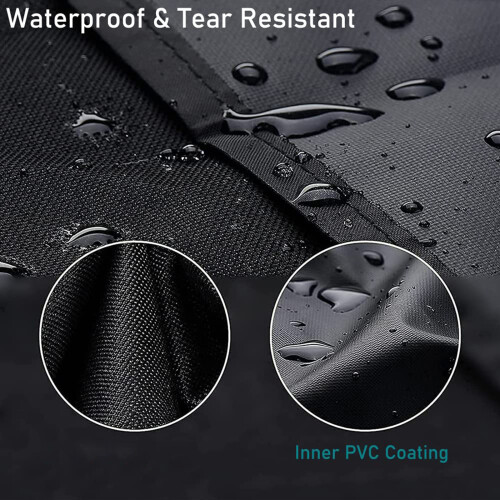 Windprevent Oxford Fabric Heater Cover Efficient-Black 1