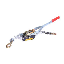 4T Hand Winch with 2m Wire Rope, Ratchet Double Hook Tensioner Winch, UK, 4 Years Warranty