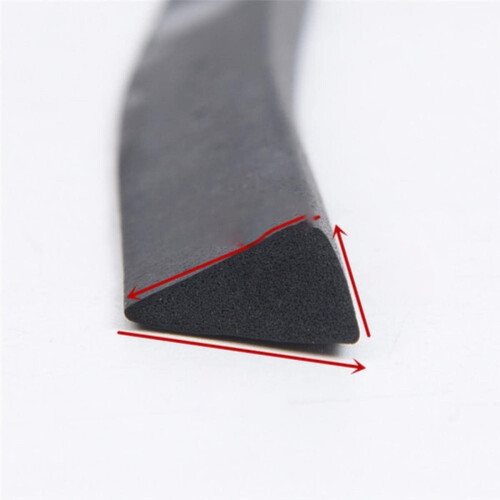 Door Sealing Strip, 5m Triangular,, Dustproof, Rubber, AntiCollision, 12x14mm