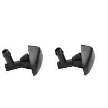 Wasserstrahl-Scheibenwaschdüsen, kompatibel mit Volvo S60V70, robustes ABS-Material, Ersatzteil mit gleichmäßiger, breiter Abdeckung