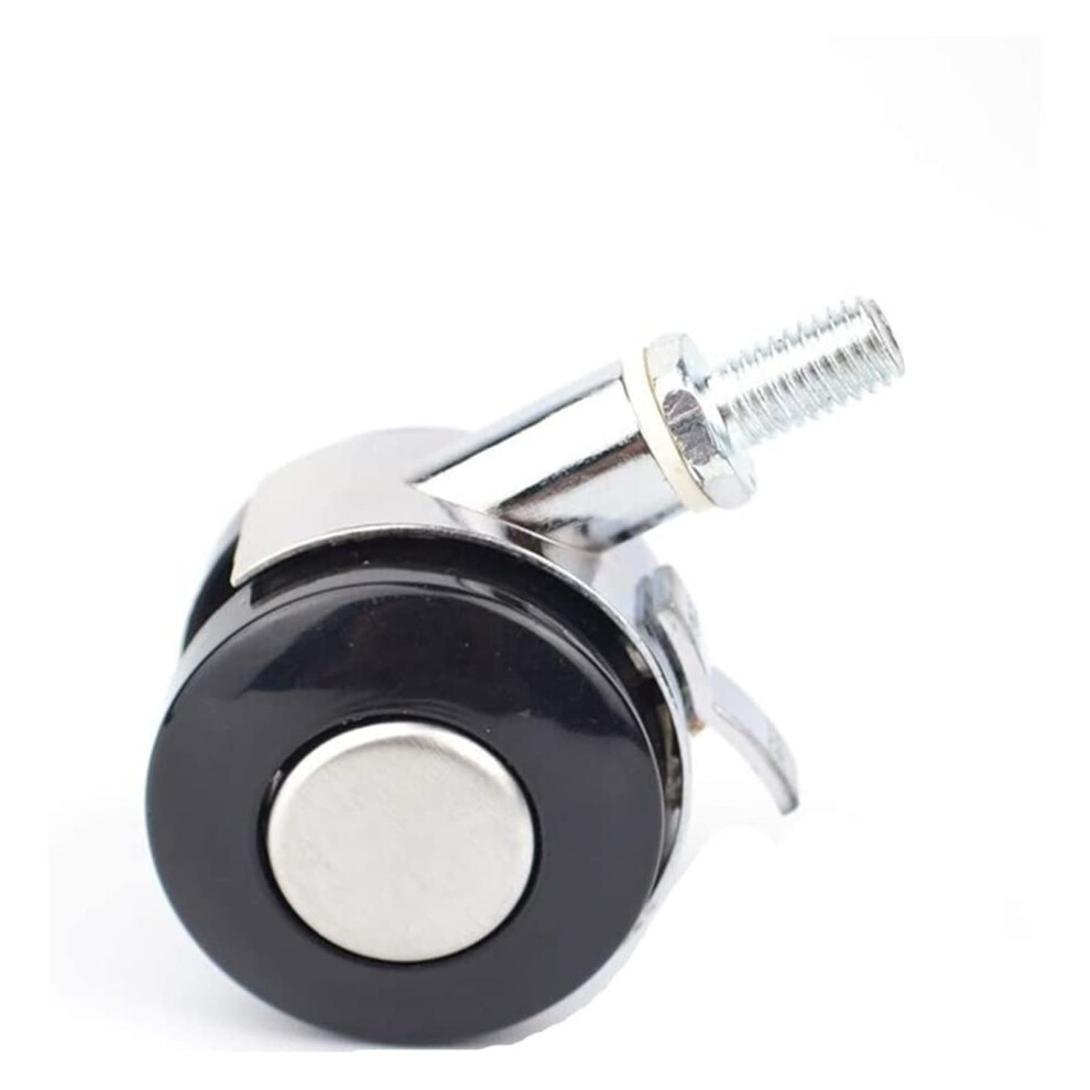 Highperformance Swivel Caster, 1.5Inch Wheel M8x15mm With Brake, Zinc Alloy, 4 Pieces/Set 9365049567954