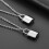 Ashes Holders Cremation Necklace Stainless steels Padlock 5