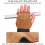 Weightlifting wrist wraps, adjustable, padded Ref: 9143 2