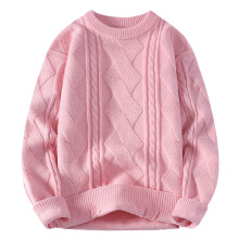 Men's Cable Knit Sweater Winter Chunky Knit Pullover Crew Neck Autumn Winter Basic Slim Fit Cotton Jumper XXL Rd1