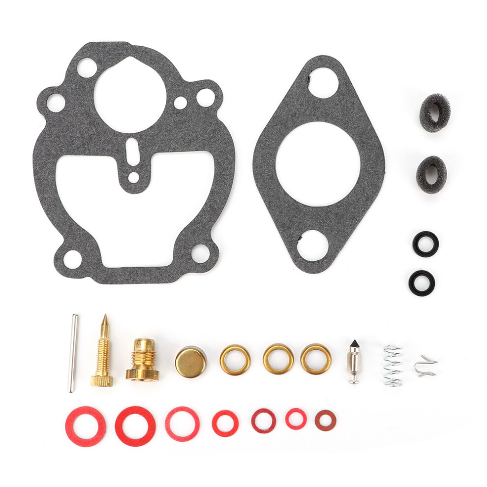 Replacement Part Carburetor Rebuild Repair Kit Compatible W/ Allis Chalmers Rubber Gasket Accurate Machining Fits Ford Tractors Material Pure Brass 9139052907836