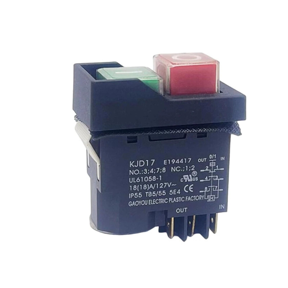 Electromagnetic Control Switches 127V 18A Push Button Switches Ref: 7257 9426802067637