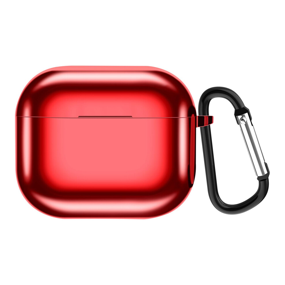 Upgraded Tpu Material Protective Case Compatible Airpods Case Front Led Visible Crystal Lightweight Shockproof Durable Tpu Material For Apple Airpods 9486358071847