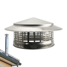 Vent pipe cover Stainless steel shield Durable roof protection for DIYers, weatherproof cap, inner diameter: 200 mm