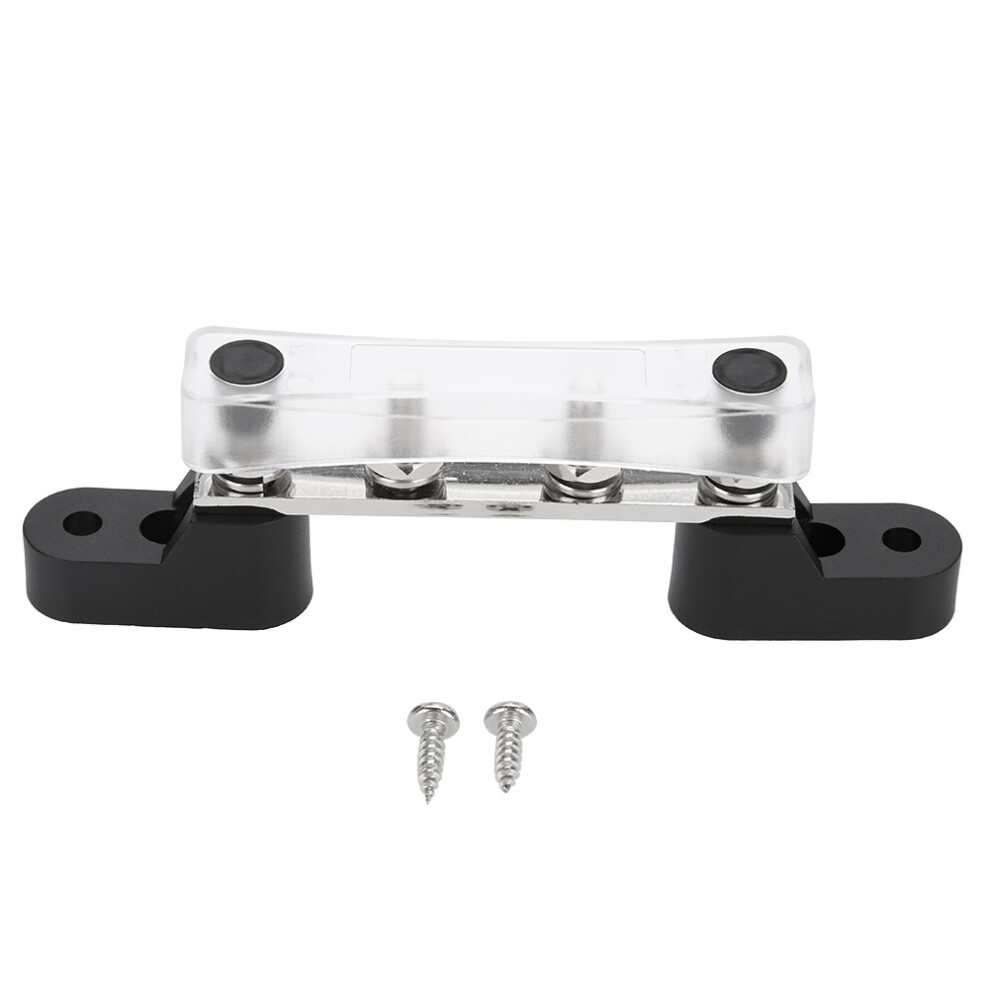Bus Bar 4 High Current Systems, Power Distribution Block W/ Terminal Screw Setup 4 Stable Electrical Connections, Battery Terminal Distribution Block 9139052921290