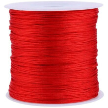 Durable 0.8Mm Braided String For Chinese Knotting, Micro-Macrame Cord That's Easy To Knot And Cut, Environmentally Friendly Nylon, Wear-Resistant And