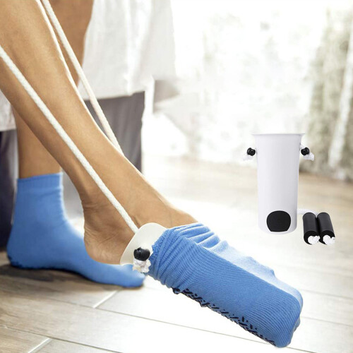 Elderly Assistance, Compression Sock Aid, Funnel-shaped Design For Easy Sock Placement, Durable Construction, Sock Slider System For Optimal Satisfact 2