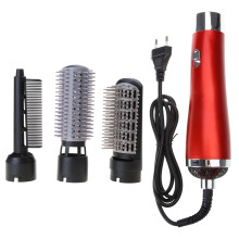3-in-1 Hot Air Brush Kit for Styling and Frizz Control-red EU