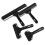 4piece printing rollers for printmaking ink applicator, durable and wearresistant, versatile for various techniques. 1