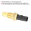 Engine Coolant Temperature Sensor Temp Sender 4 Lexus Coolant Temperature Sensor Replacement Part Number Material Precise Measurement Compatible w/ 8