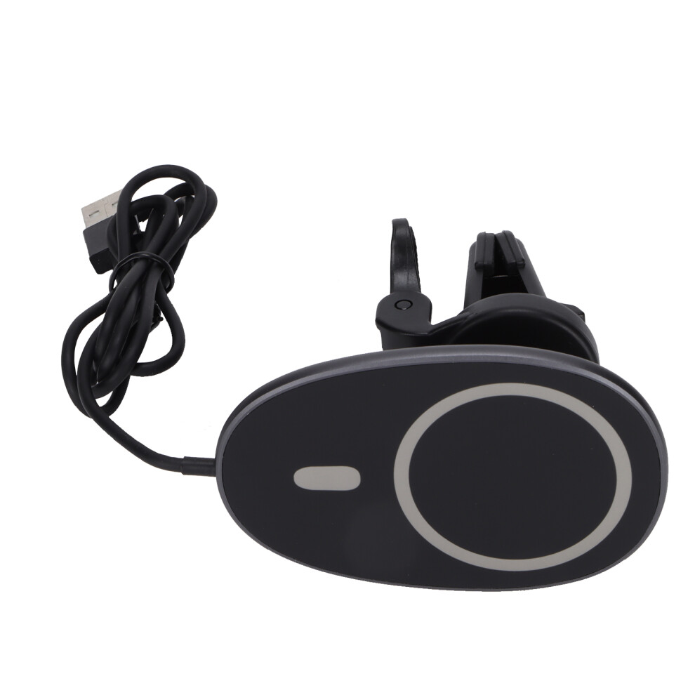 Magnetic Wireless Charger For Car Fast Magnetic Charging 360 Degree Rotation Universal Ball Aviation Grade Aluminum Alloy Lightweight Compact Design P 9486358073186