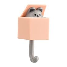 Décorations Kawaii pour la maison, crochets muraux adhésifs en ABS étanche avec un joli motif de dessin animé, adhésif puissant sans perçage,