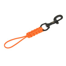 Swivel Bolt Hooks for Diving, MarineGrade, Steel Hooks with Braided Rope, Hanging Strap, AntiLoss Rope Orange