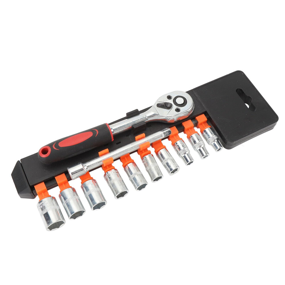 12Piece Ratcheting Wrench Set With 1/4Inch Drive, Metric, High Strength, For Home Automotive Repair. 9365049569255