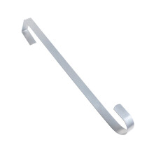 Support de couronne réglable pour porte d'entrée, sans vis, crochet de porte, support métallique multifonctionnel pour décorations de Noël et