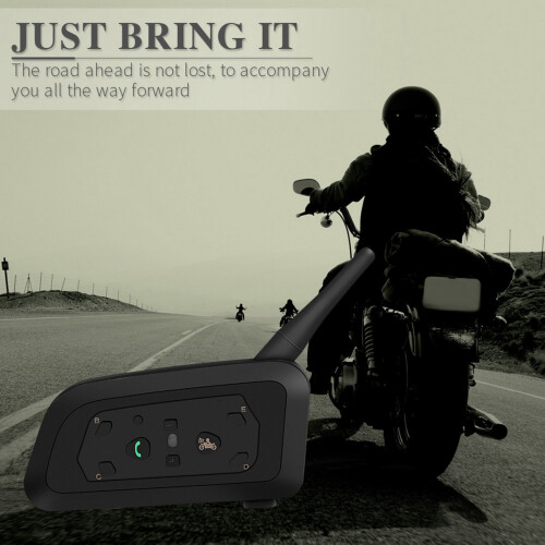 Ακουστικά ενδοεπικοινωνίας μοτοσικλέτας Bluetooth5.1w/ HiFi στερεοφωνικός ήχος 1