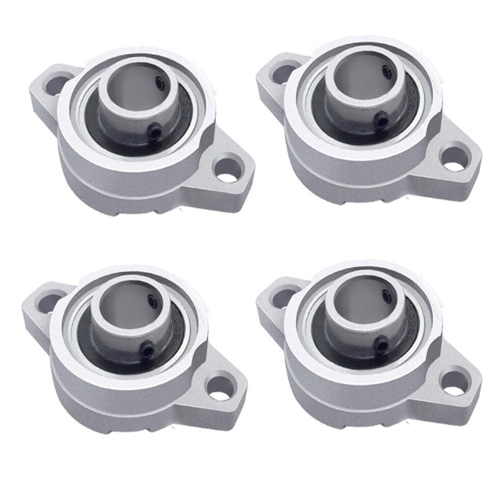 4 Pieces Zinc Alloy Selfaligning Steel Block Rhombus Flange Bearing Inner Ball Bearing For 3D Printing Machine Kfl08 (8Mm) 9412369599032