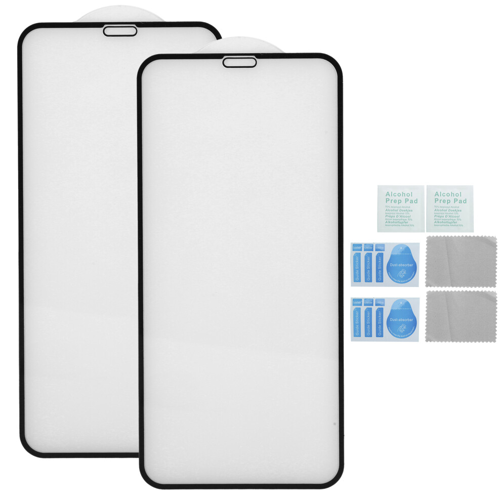 Full Coverage Tempered Glass Screen Protector For Iphone Edge To Edge Protection Bubble Free Premium Cut Crystal Clear Display Scratch Terminator Hard 9486358073704