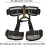 Men's Climbing Harness, Adjustable HeavyDuty Fall Protection Belt  Black 4