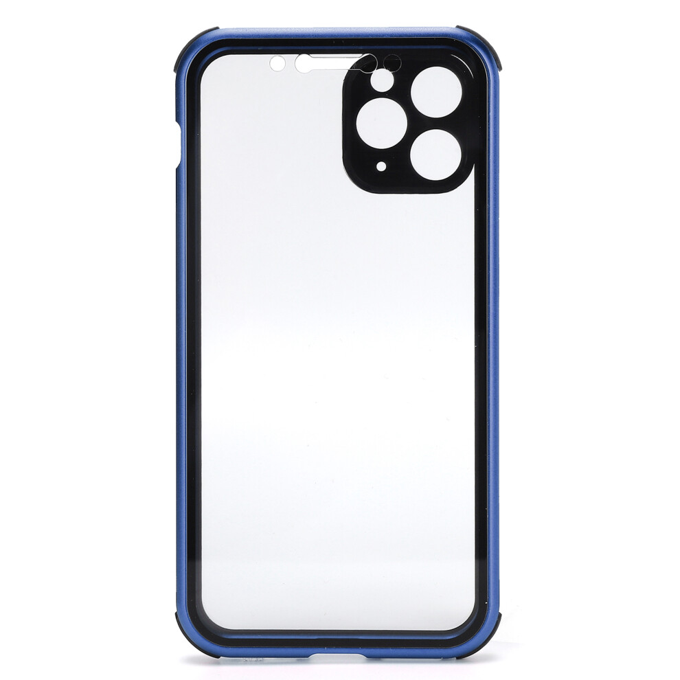 Privacy Screen Protector For Iphone 15 Pro Max, Magnetic Adsorption Anti Peeping Tempered Glass Case With Metal Bumper Frame Full Body Defence Wireles 9486358073612