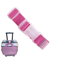 Jacket grab strap Hands with buckle Quickrelease travel strap, hot pink