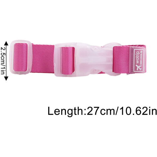 Jacket grab strap  Hands with buckle  Quickrelease travel strap, hot pink 2