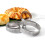 Cake mold, perforated round cake ring for baking dessert mousse molds, kitchen tools (8PCS 8CM Silver A) 3