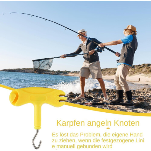 Angel knot puller tool assistant, knot hook puller for carp fishing 1