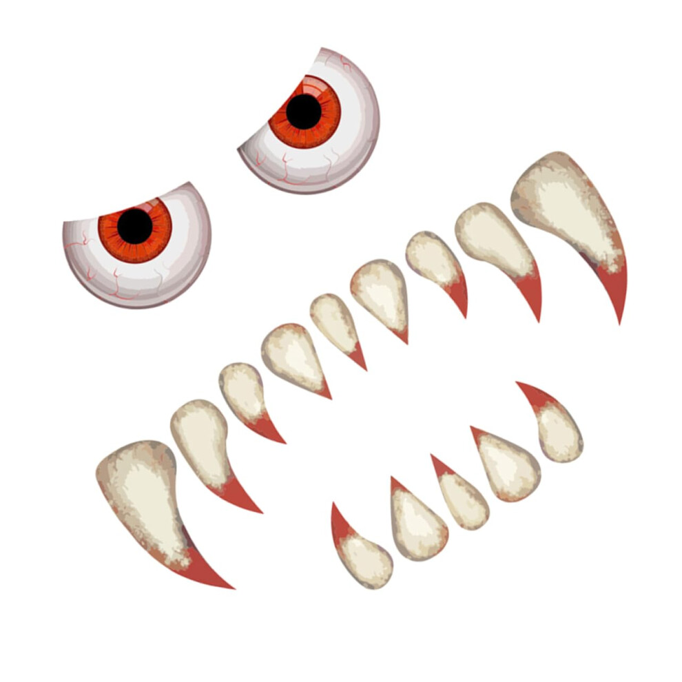 Halloween Sticker Car Decoration Horror Sticker Halloween Window Eyes 9365049570091