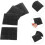 bicycle helmet padding chin pad helmet inner padding helmet lining sponge black 4