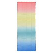 Sheer Privacy Curtain with Gradient Pattern, Moisturizing Natural Light Filter Drapes for Bedroom Living Space, Decorative Window Panels for Easy Inst