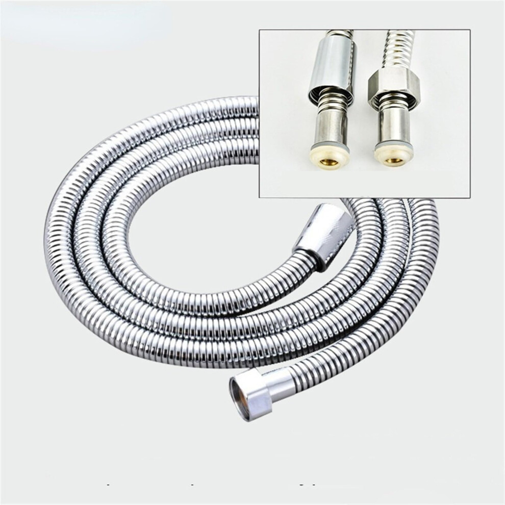 Stainless Steel Shower Hose, Suitable For Bathroom, Shower, Silver, 3M 9412369598981