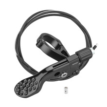 Adjustable Bicycle Seatpost Remote Lever, Mountain Bike, Seatpost, Dropper Remote Lever for External and Internal Routing, Black