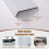 Window sill cover, Black matte marble veneer, Window ledge protector (60x20cm) 2