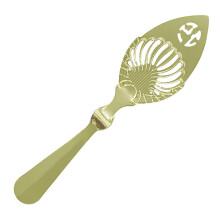 Absinthe Spoon with Hollow Design  Stainless Steel Service Tool for Restaurants
