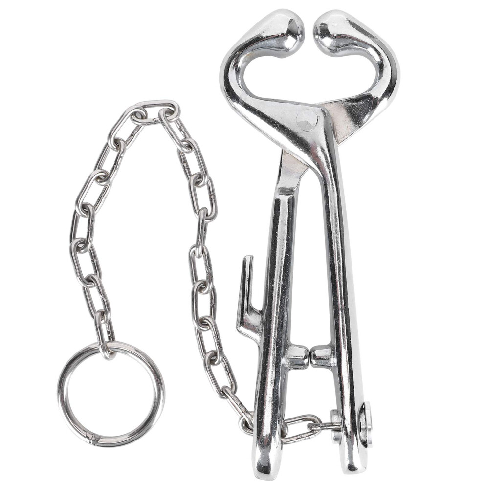 Cow Nose Pliers And Cattle Nose Ring Pliers With Chain, Traction Clamp For Cattle 9412369600202