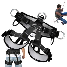 Climbing harness, men's climbing harnesses, climbing safety harness, strong loadbearing