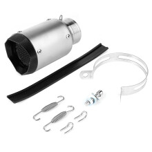 Pot d'échappement en fibre de carbone pour moto, haute performance, résistant à la chaleur, compatibilité universelle, en aluminium usiné CNC,